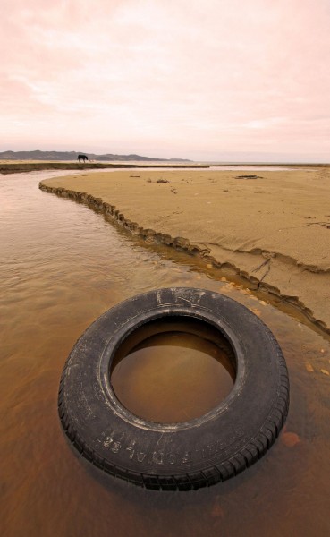 Second Place: "Tyred water" by Petrina Hodgson (Tokerau Beach, Karikari Peninsula)